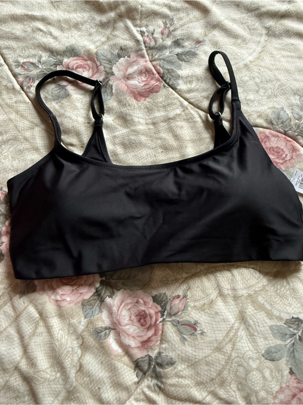 Old Navy Black Strap-Detachable Bandeau Top